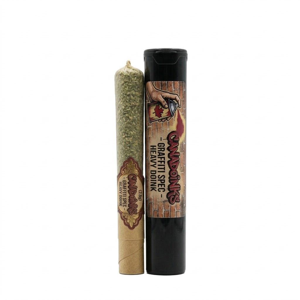 CannaDoinks - Graffiti Spec infused hand roll